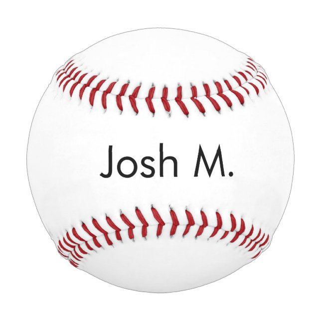 Child Baseball Team Personalised Name (Front)
