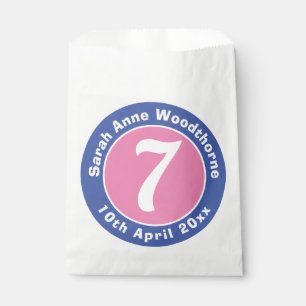 Child Birthday Party Celebration with Age Favour Bags