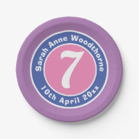 Child Birthday Party Celebration with Age