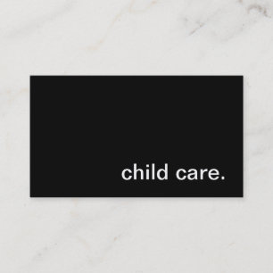 Child Care Business Card