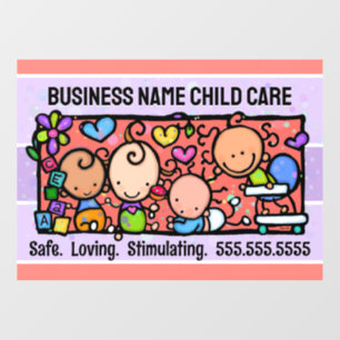 Child Care Day Care Baby Shower Promotional