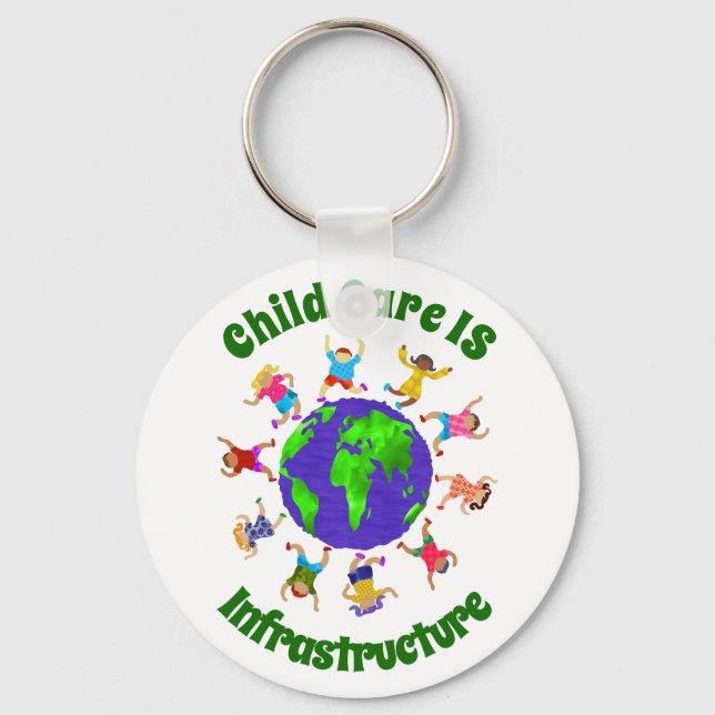 Child Care IS Infrastructure Key Ring (Front)