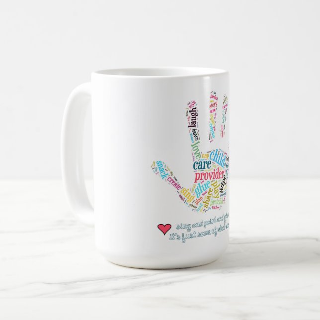 Child Care Provider Mug (Front Left)