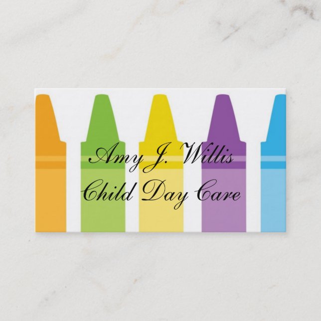 Child Day Care Business Card (Front)