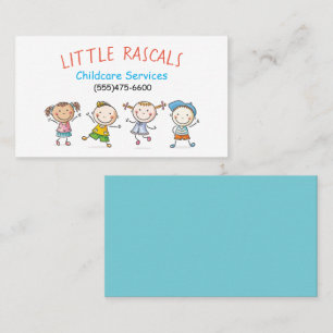Child Daycare Services Business Card