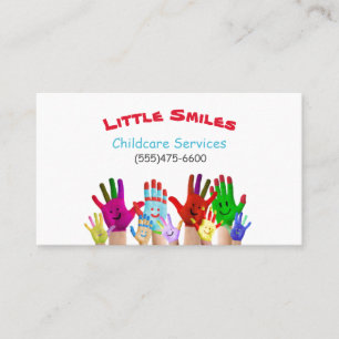 Child Daycare Services Business Card