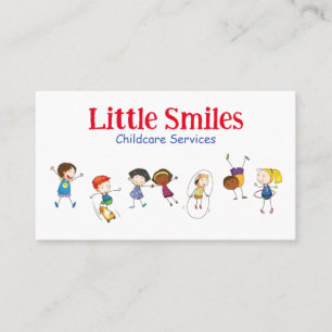 Child Daycare Services Business Card