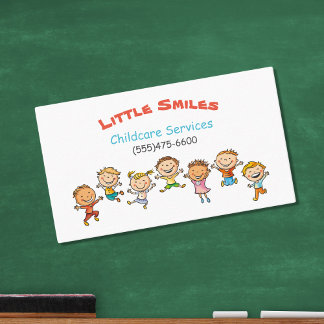 Child Daycare Services Business Card