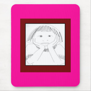 Child Deciding Mouse Pad