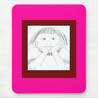 Child Deciding Mouse Pad