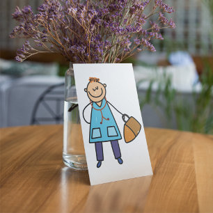 Child Doctor Kids Medical Character Invitation