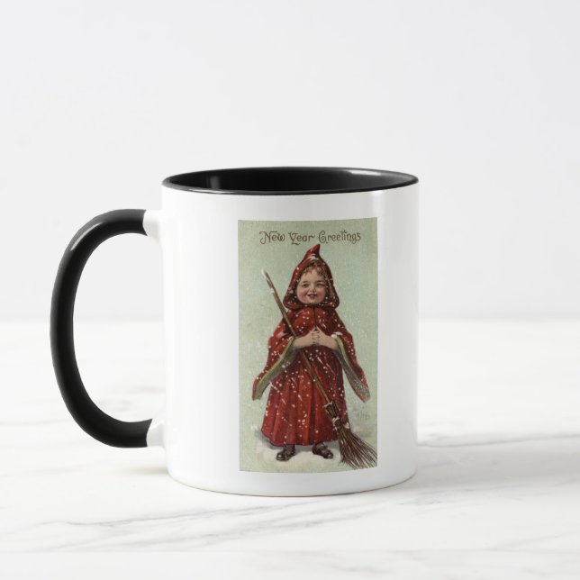 Child Dressed in Red Cloak Mug (Left)