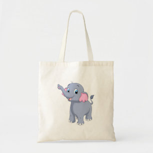 Child elephant tote bag
