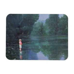 Child Fishing 1989 Magnet