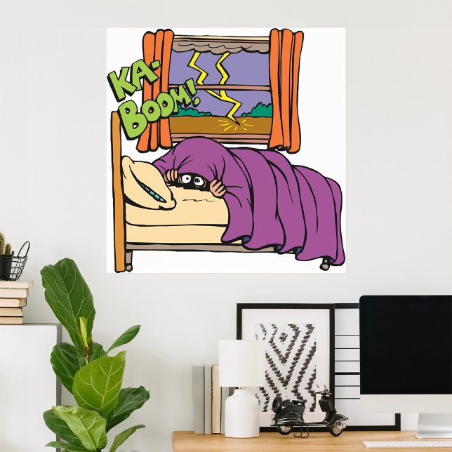 Child Hiding In Bed Poster (Creator Uploaded)