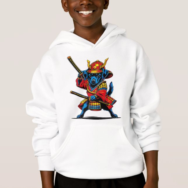 Child hood sweatshirt Samurai dog (Front)