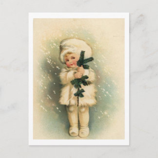 Child in a Snowstorm Card