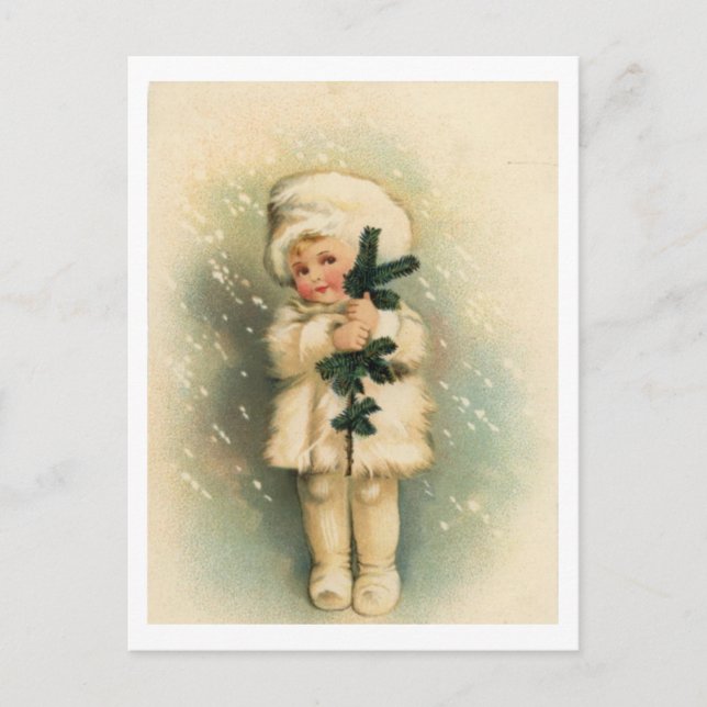 Child in a Snowstorm Card (Front)