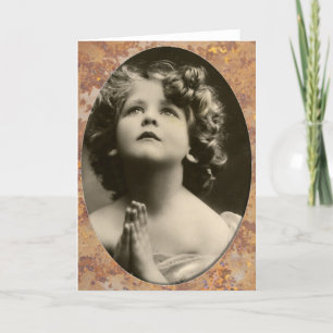 Child in Prayer Holiday Card