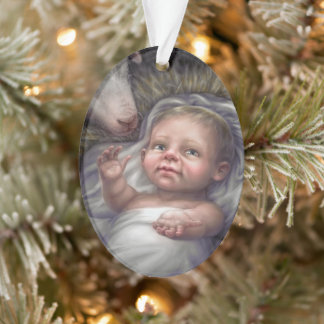 Child in the Manager Ornament