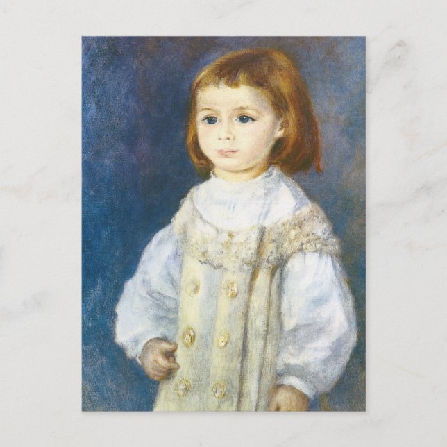 Child in White by Pierre Auguste Renoir Postcard (Front)