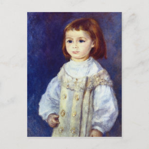 Child in White by Pierre Renoir Postcard