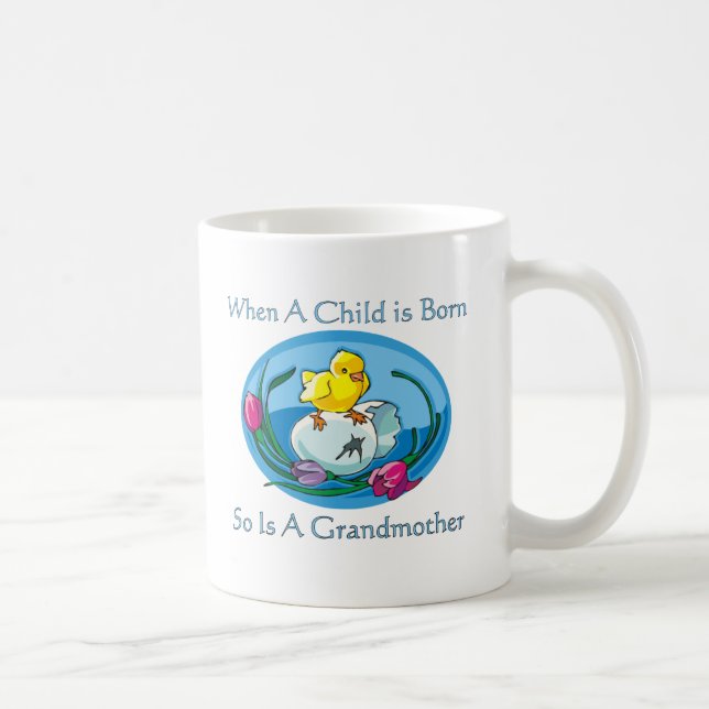 Child Is Born - Grandmother Coffee Mug (Right)