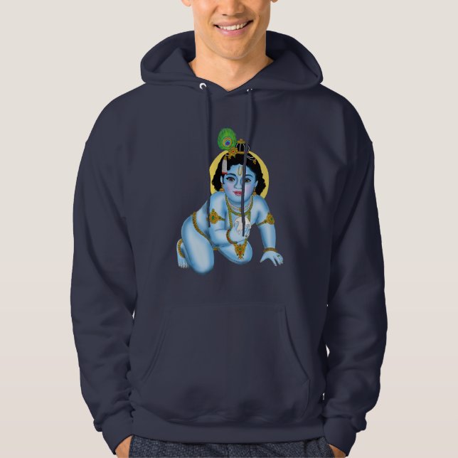 Child Krishna Hoodie (Front)