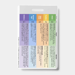 Child Life Badge (Vertical) ID Badge