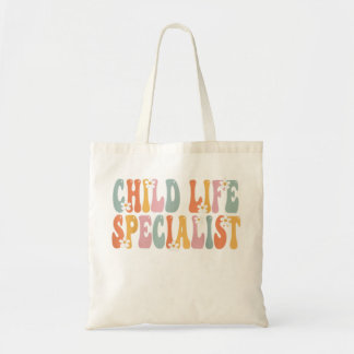 Child Life Specialist Groovy Vintage Appreciation  Tote Bag