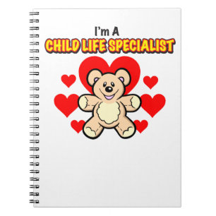 Child Life Specialist Teddy Bear Notebook