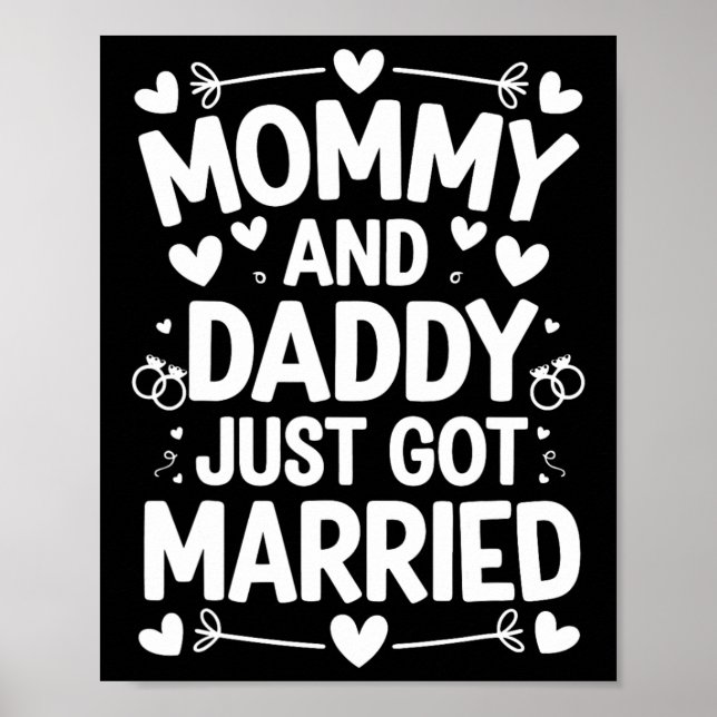Child Marriage Wedding Bride Groom Mummy And Daddy Poster (Front)
