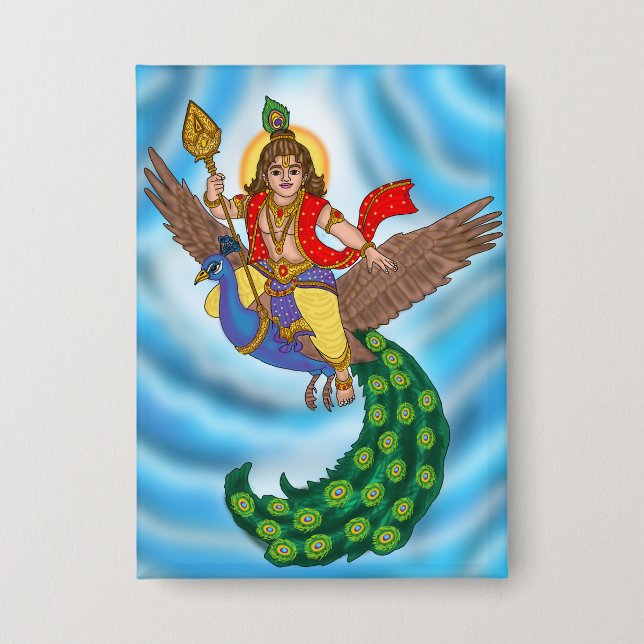 Child Murugan Button (Front)