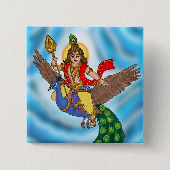 Child Murugan Button (Front)