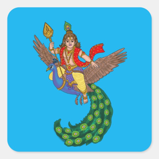 Child Murugan Sticker (Front)