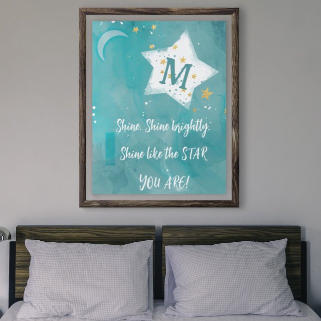 Child Night Sky Inspirational Bright Star  Poster (Creator Uploaded)