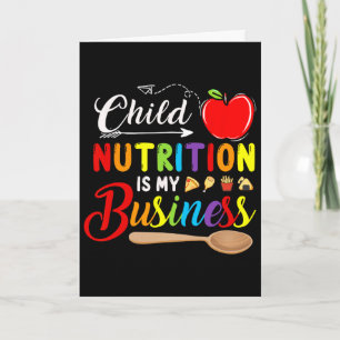 Child Nutrition Is My Business Cute Apple Back To Card
