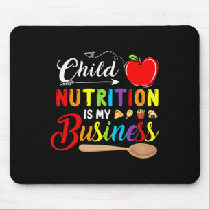 Child Nutrition Is My Business Cute Apple Back To Mouse Pad