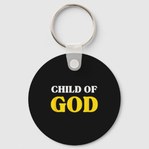 Child Of God, Beloved Blessed, Christian Faith Key Ring