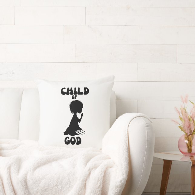 Child Of God Bible Quote Cushion (Couch)