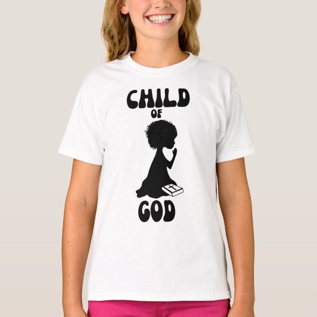 Child Of God Bible Quote Girl's T-Shirt (Front)