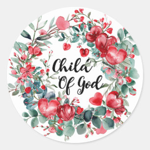 Child Of God Classic Round Sticker