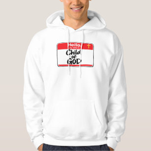 Child of GOD - Name Tag Hoodie