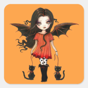 Child of Halloween Little Vampire Stickers