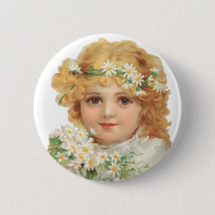 Child of Spring 6 Cm Round Badge