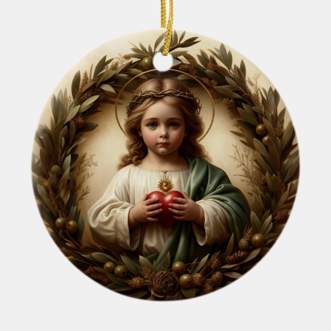 “Child of the Sacred Flame” Ornament (Front)
