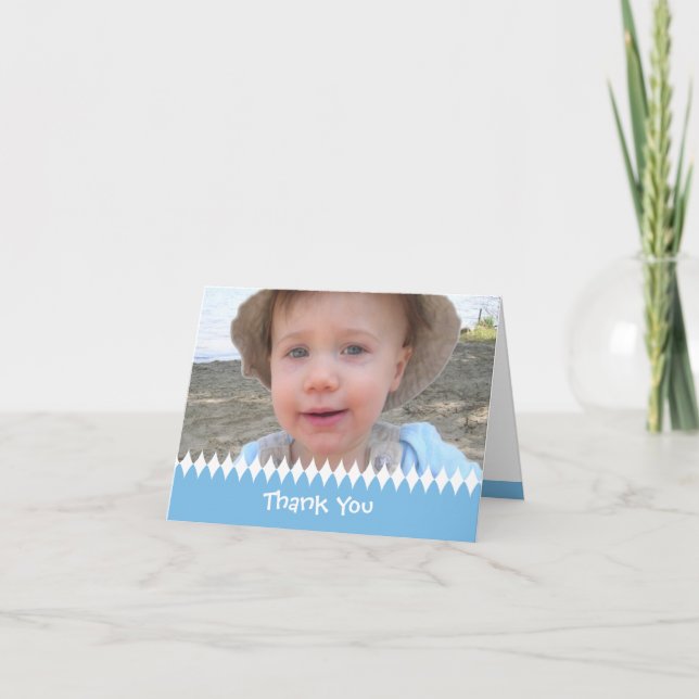 Child or Baby Thank You Photo Card (Front)