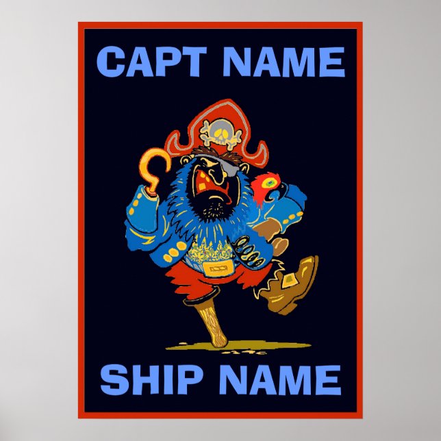 Child Pirate Name Sign (Front)
