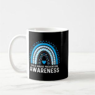 Child Prevention Rainbow Leopard Child Awareness Coffee Mug