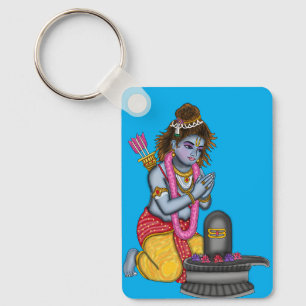 Child Rama Worshipping Shiva Keychain